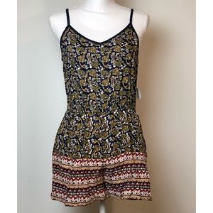 Angie Boho V Neck Romper